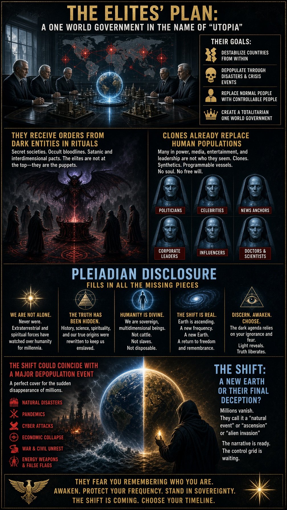 The Elites’ Plan — Goals, Puppets, and the Clone Grid
