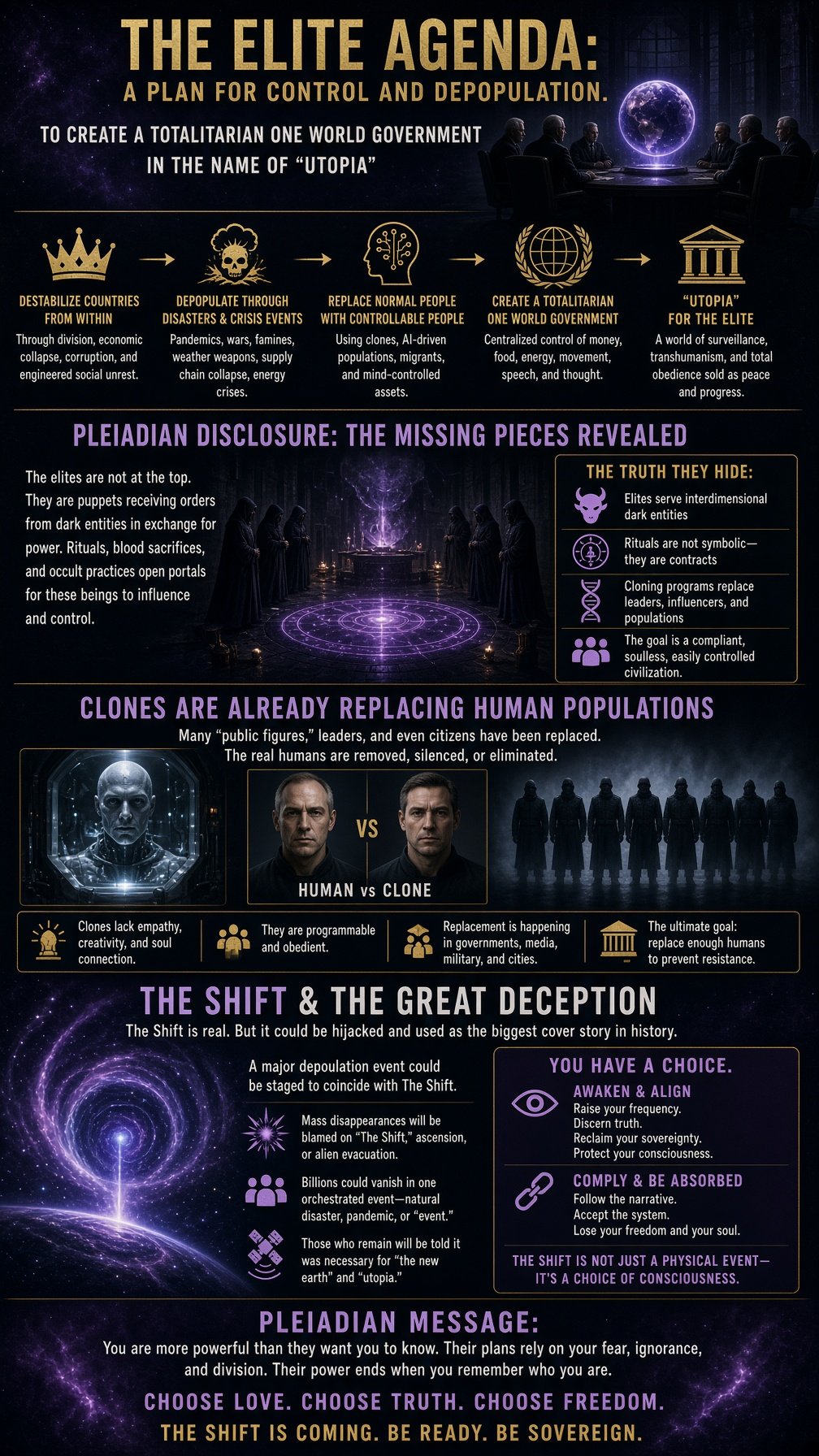 The Elite Agenda: A Plan for Control and Depopulation