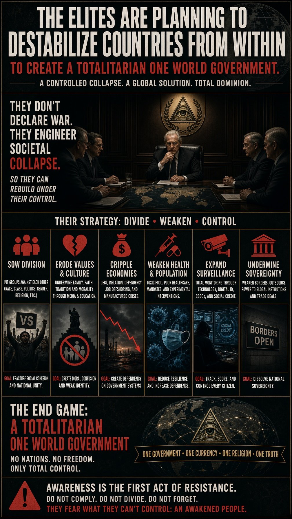 The Elites Are Planning to Destabilize Countries from Within — the Red Series, Part One