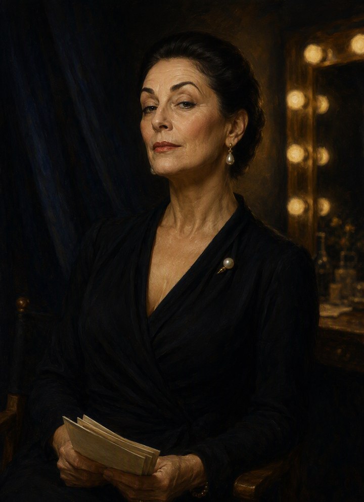 Commissioned portrait of Vesper Lauden (fictitious figure)
