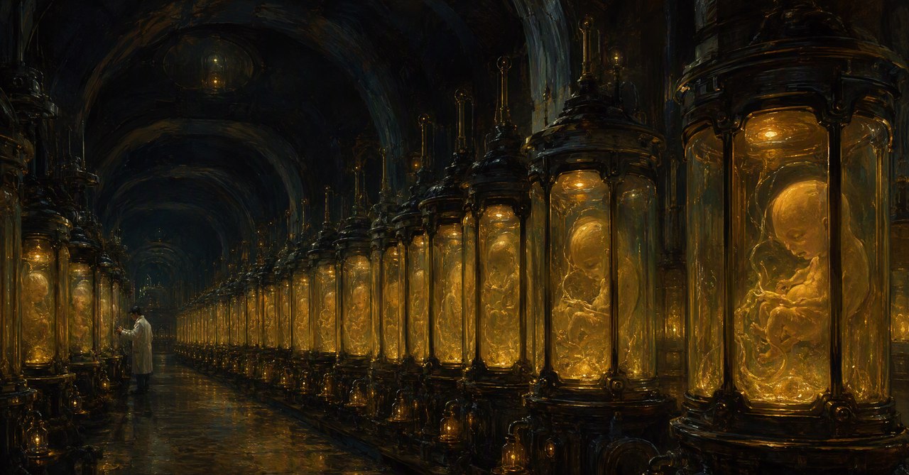 The Nursery Vault — the Mordant program's gestation floor, where the replacements are said to be grown in rows