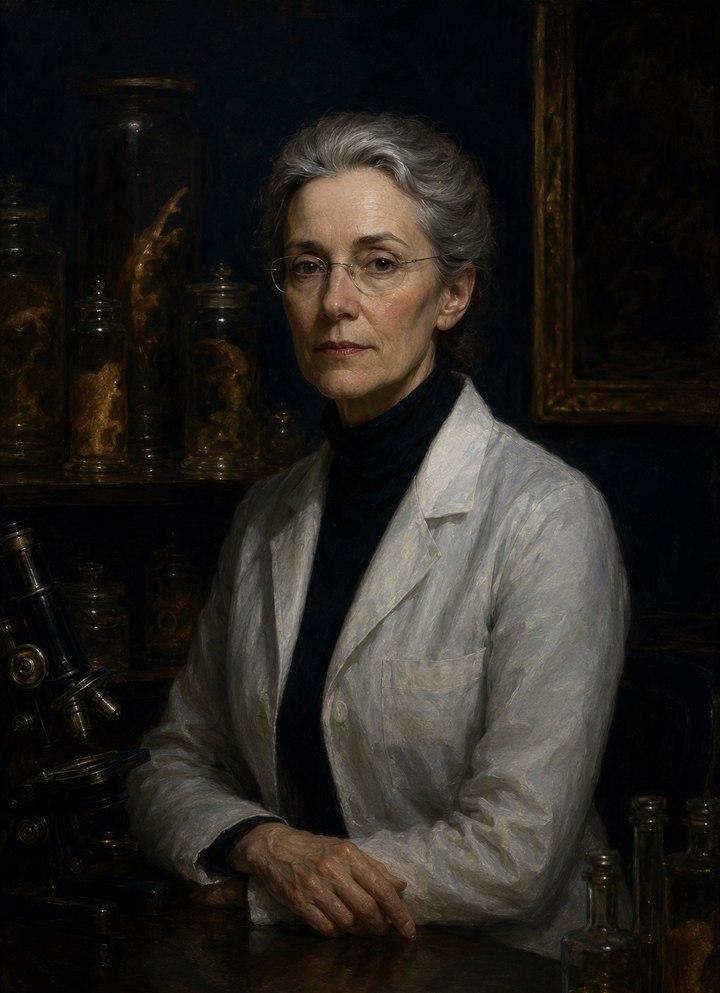 Commissioned portrait of Elias Mordant (fictitious figure)