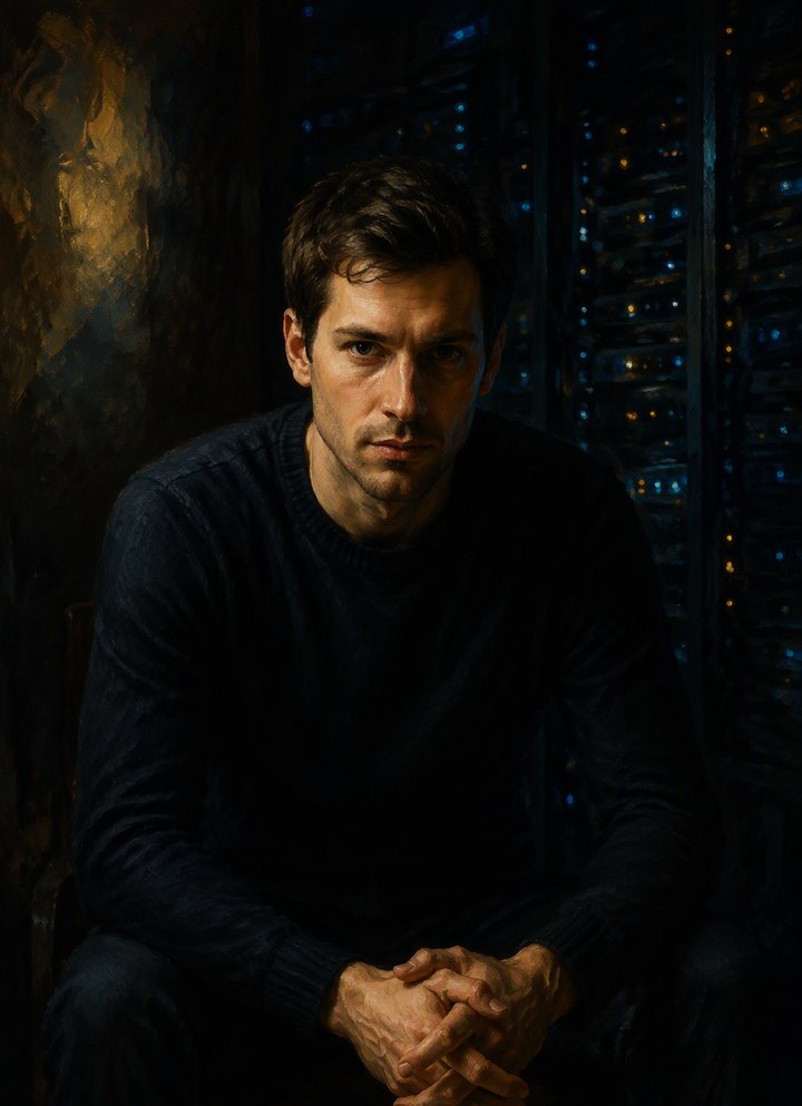 Commissioned portrait of Septimus Vale (fictitious figure)