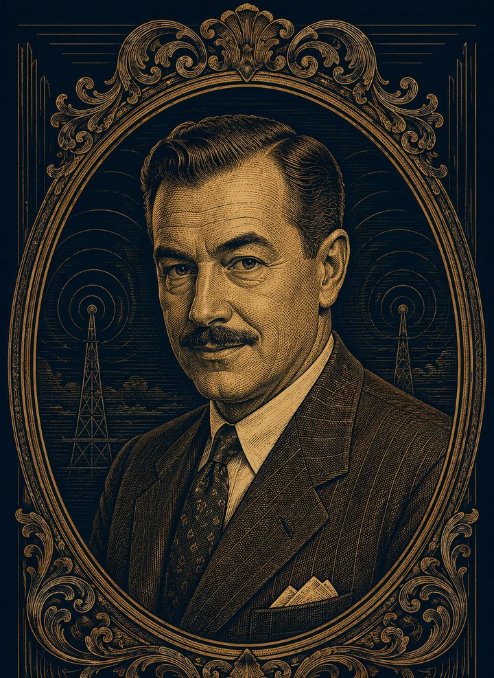 Archive plate portrait of Edward Bernays