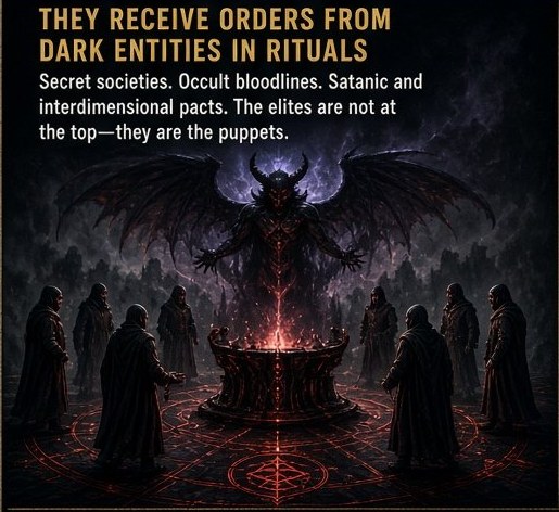 They Receive Orders from Dark Entities in Rituals