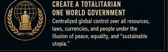 Front Four — Create a Totalitarian One World Government