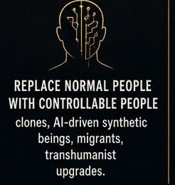 Goal Three — Replace Normal People with Controllable People