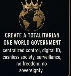 Goal Four — Create a Totalitarian One World Government