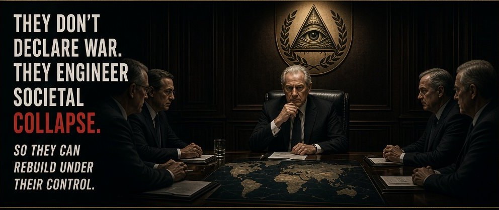“They Don’t Declare War. They Engineer Societal Collapse.”