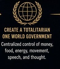 Chain Link Four — Create a Totalitarian One World Government