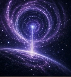 The Vortex and the Beam — the Threshold Imagined