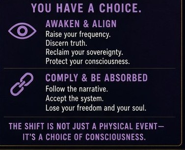 You Have a Choice — Awaken and Align, or Comply and Be Absorbed