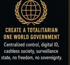 Goal Four — Create a Totalitarian One World Government
