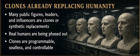 Clones Already Replacing Humanity — the Phase-Out