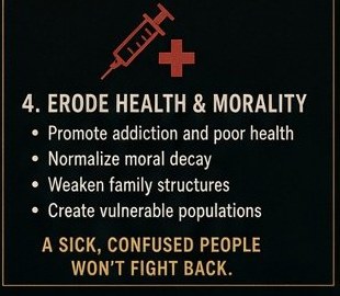 Panel Four — Erode Health and Morality