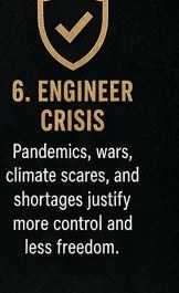 Step Six — Engineer Crisis