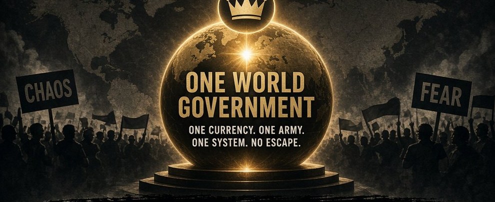 The Crowned Globe — “One Currency. One Army. One System. No Escape.”